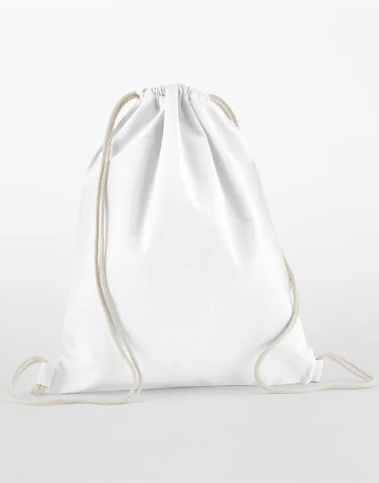 Westford Mill Organic Cotton InCo Gymsac w160 - - Customisable Bags