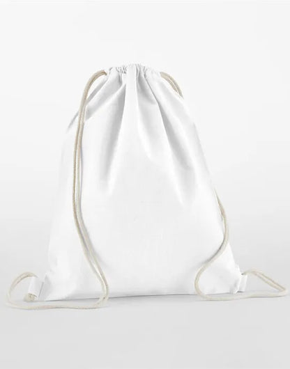 Westford Mill Organic Cotton InCo Gymsac w160 - - Customisable Bags
