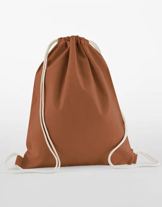 Westford Mill Organic Cotton InCo Gymsac w160 - - Customisable Bags