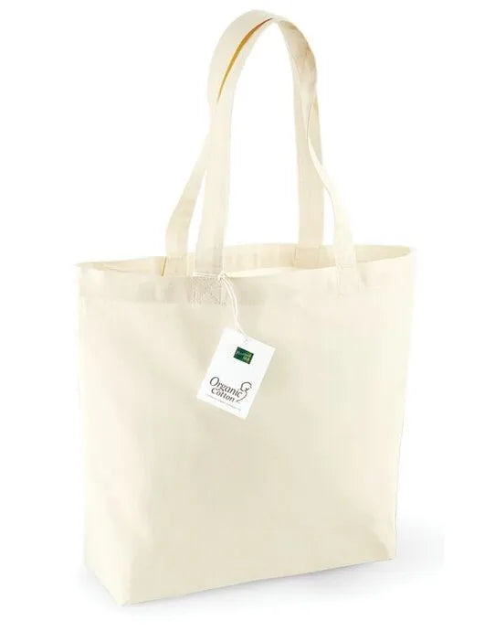 Westford Mill Organic Cotton Shopper w180 - - Customisable Bags