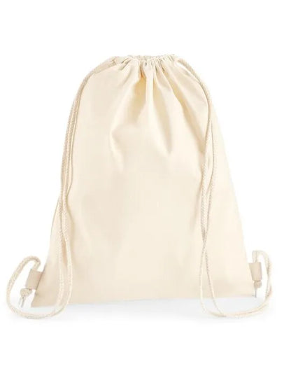 Westford Mill Premium Cotton Gymsac w210 - - Customisable Bags