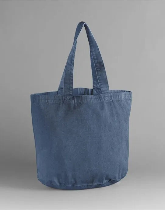 Westford Mill Garment Dyed Shopper W345 - - Customisable Bags