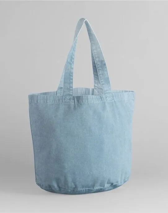 Westford Mill Garment Dyed Shopper W345 - - Customisable Bags