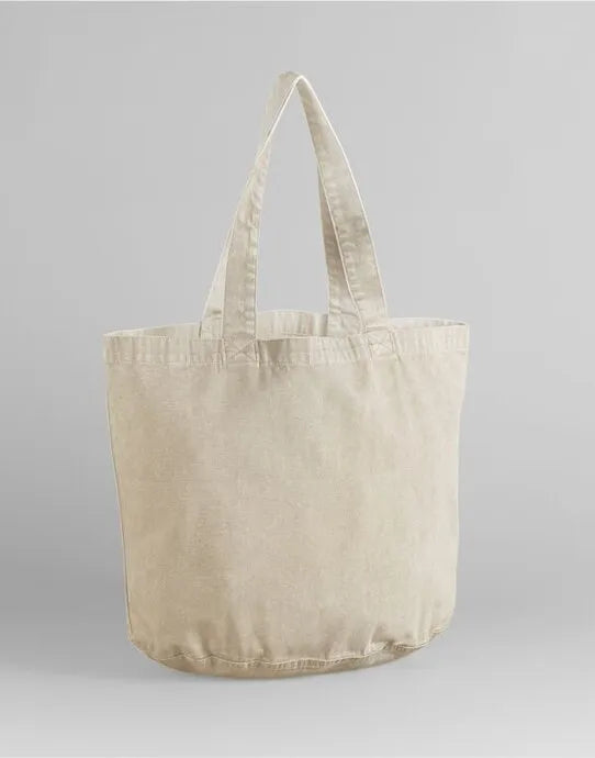 Westford Mill Garment Dyed Shopper W345 - - Customisable Bags