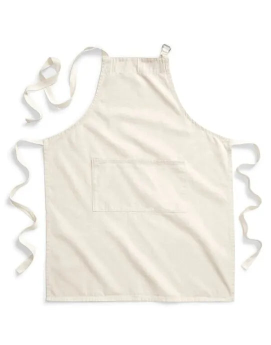 Westford Mill Cotton Adult Apron w364 - - Customisable Hospitallity