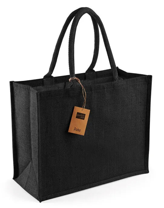 Westford Mill Jute Classic Shopper w407 - - Customisable Bags