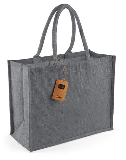Westford Mill Jute Classic Shopper w407 - - Customisable Bags