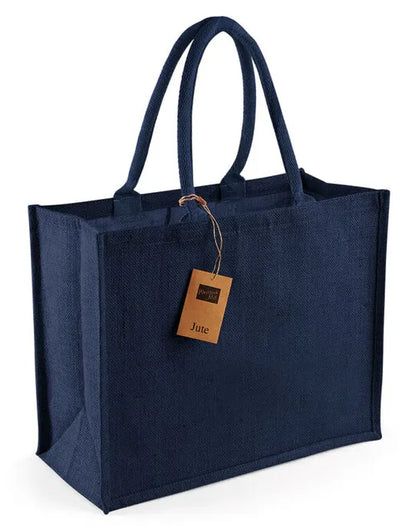 Westford Mill Jute Classic Shopper w407 - - Customisable Bags