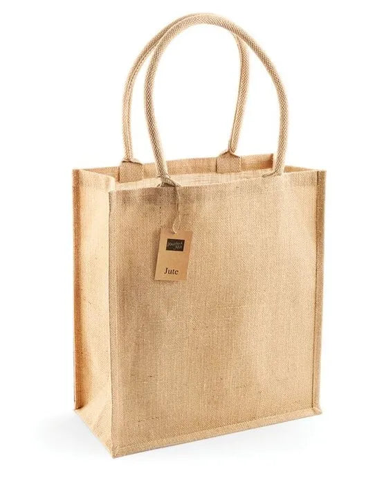Westford Mill Jute Boutique Shopper w409 - - Customisable Bags