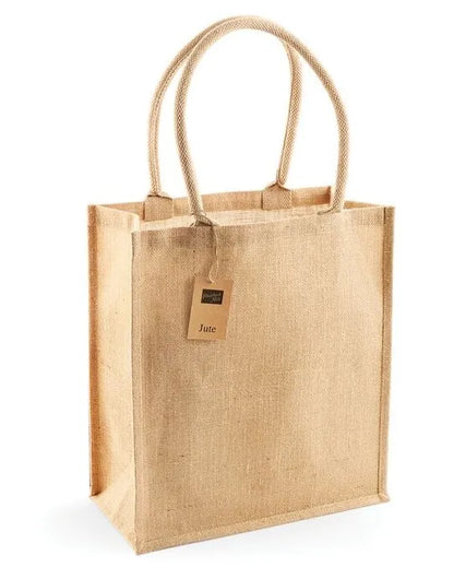 Westford Mill Jute Boutique Shopper w409 - - Customisable Bags