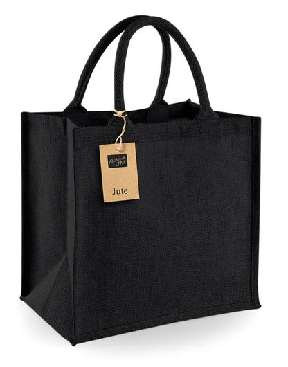 Westford Mill Jute Midi Tote w413 - - Customisable Bags