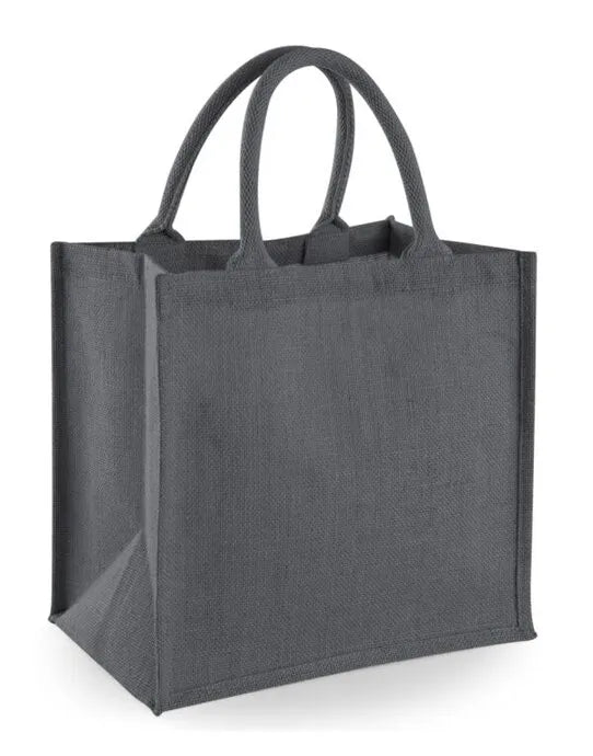 Westford Mill Jute Midi Tote w413 - - Customisable Bags