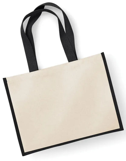 Westford Mill Printers Jute Shopper w422 - - Customisable Bags