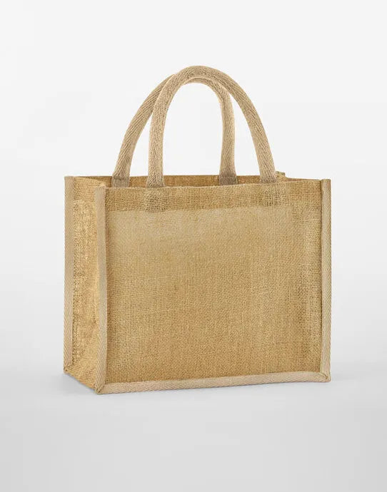 Westford Mill Starched Jute Midi Tote w473 - - Customisable Bags