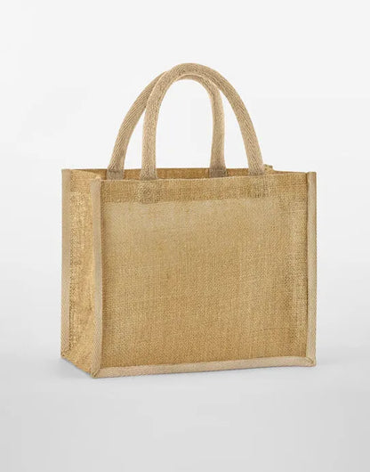 Westford Mill Starched Jute Midi Tote w473 - - Customisable Bags