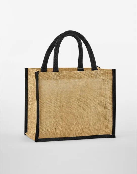 Westford Mill Starched Jute Midi Tote w473 - - Customisable Bags