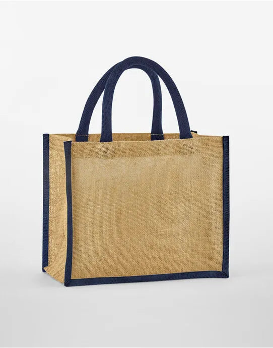 Westford Mill Starched Jute Midi Tote w473 - - Customisable Bags