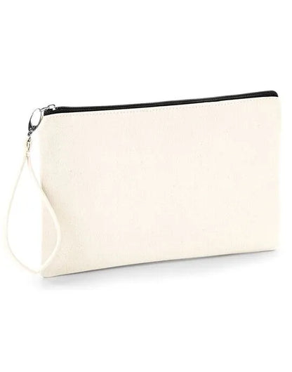 Westford Mill Canvas Wristlet Pouch w520 - - Customisable Bags