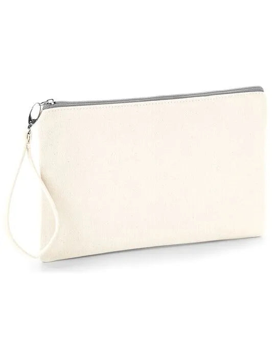 Westford Mill Canvas Wristlet Pouch w520 - - Customisable Bags
