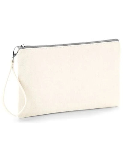 Westford Mill Canvas Wristlet Pouch w520 - - Customisable Bags