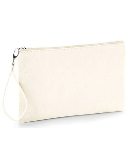 Westford Mill Canvas Wristlet Pouch w520 - - Customisable Bags