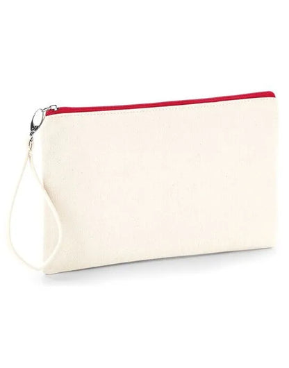 Westford Mill Canvas Wristlet Pouch w520 - - Customisable Bags