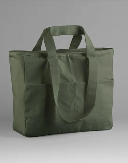Westford Mill Cargo Pocket Tote W604 - - Customisable Bags