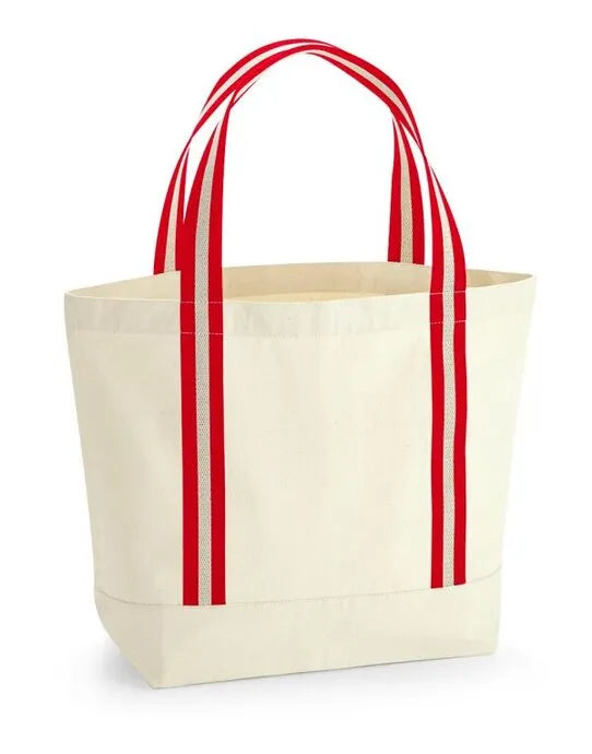 Westford Mill Organic Boat Bag w690 - - Customisable Bags