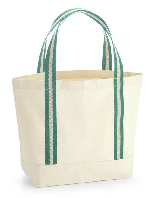 Westford Mill Organic Boat Bag w690 - - Customisable Bags