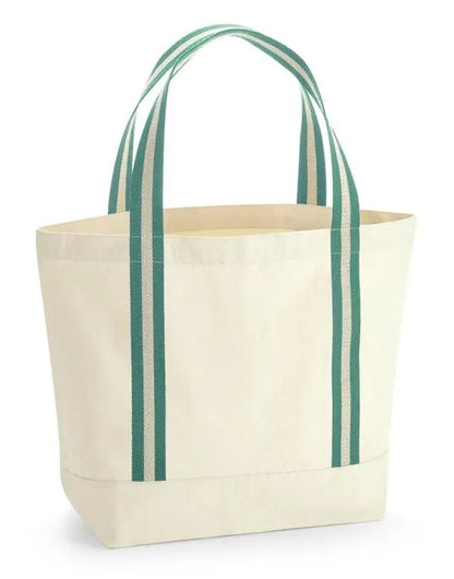 Westford Mill Organic Boat Bag w690 - - Customisable Bags