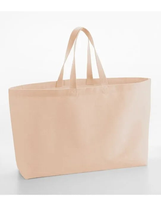 Westford Mill Oversized Canvas Tote Bag w696 - - Customisable Bags