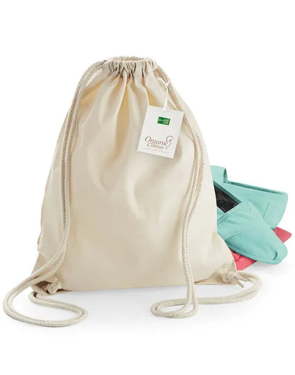 Westford Mill EarthAware Organic Gymsac w810 - - Customisable Bags
