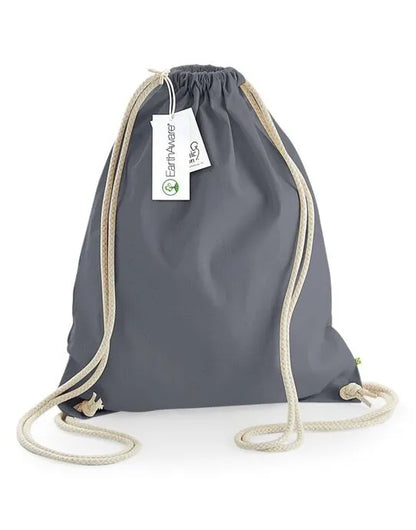 Westford Mill EarthAware Organic Gymsac w810 - - Customisable Bags