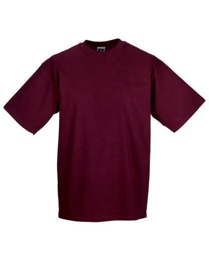 Russell Classic T - Burgundy - ZT180M - - Customisable T-Shirt