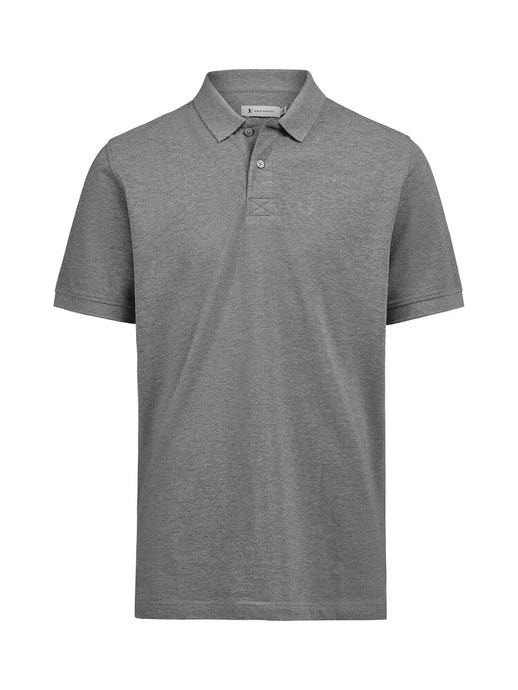 James Harvest Supreme Classic Polo - HAR2115005 - Grey Melange - Customisable MENS SHORT SLEEVE POLO SHIRTS