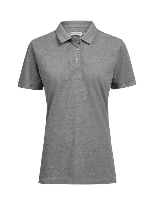 James Harvest Ladie Supreme Classic Polo - HAR2125041 - Grey Melange - Customisable Ladies Short Sleeve Polo Shirts