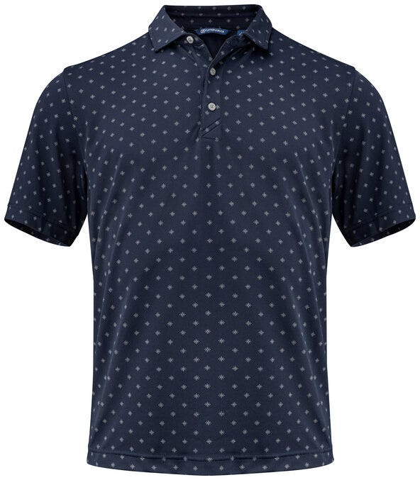 Cutter &amp; Buck C&amp;B Virtue Polo Printed - CB354432 - Dark Navy - Customisable MENS SHORT SLEEVE POLO SHIRTS