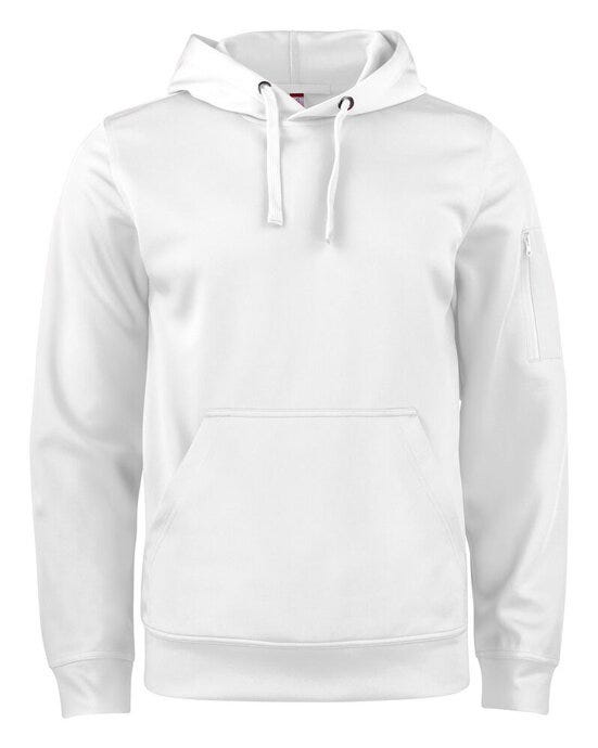 Basic Active Hoody - CQ021011 - White - Customisable SWEATSHIRTS AND HOODIES