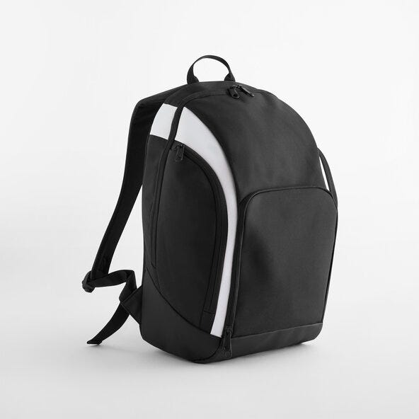 Teamwear Backpack - BG571 - Black White O S - Customisable Bags