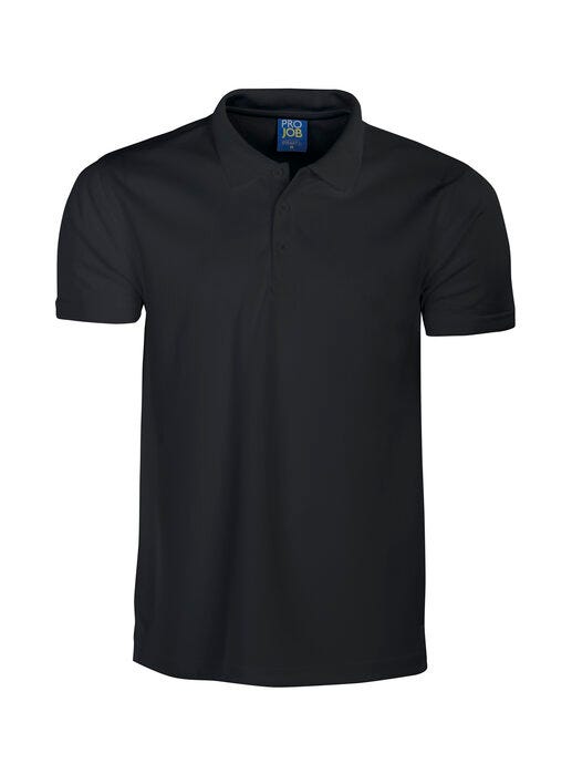 ProJob Workwear 3011 ACTIVE PIQUE - PJ643011 - Black - Customisable MENS SHORT SLEEVE T-SHIRT