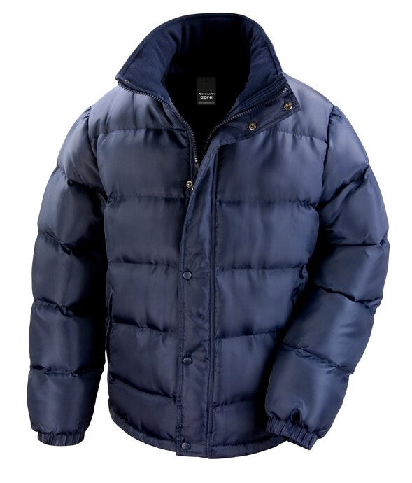 Result Core Nova Lux Padded Jacket - R222X - Navy - Customisable MENS OUTER JACKETS