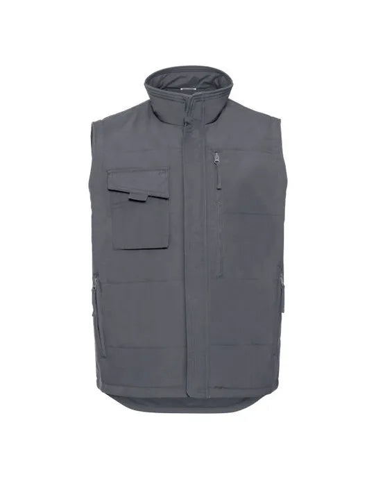 Russell Collection Russell Heavy Duty Workwear Gilet 014m - - Customisable Bodywarmers