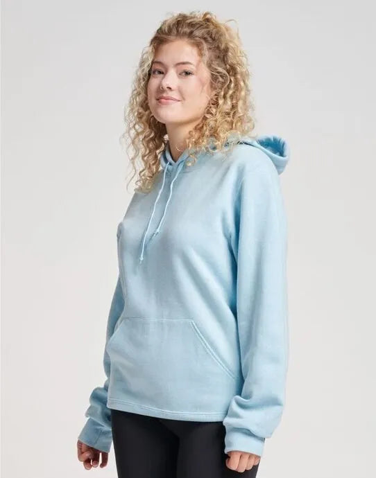 Jerzees Eco Premium Hooded Sweatshirt 0S700M0 - Cloud Heather 2XL - Customisable Sweatshirts