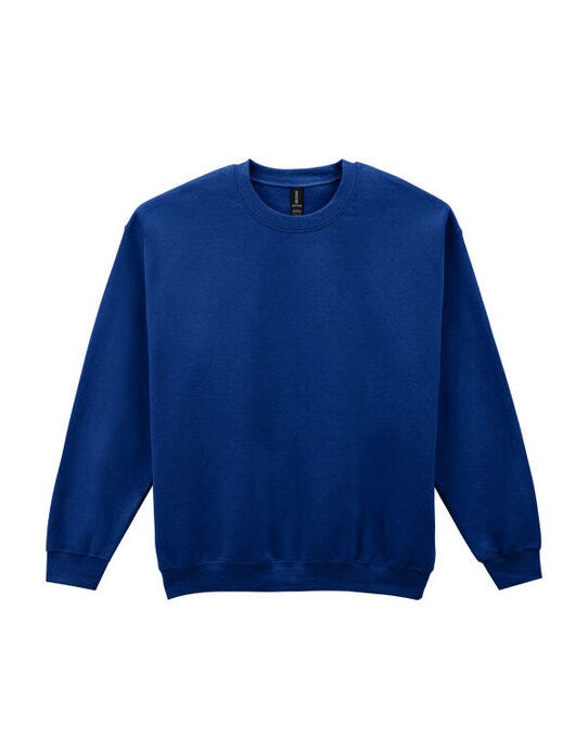 Heavy Blend Adult Crew Neck Sweatshirt - 18000 - Fan Deep Royal* - Customisable Sweatshirts