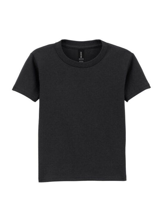 Heavy Cotton Toddler T-Shirt - 5100P - Black - Customisable Baby And Toddlerwear