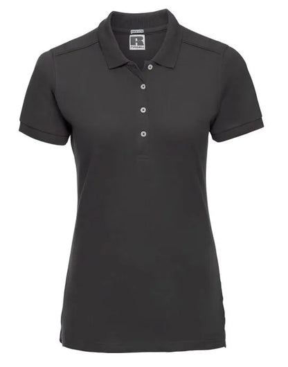 Russell Collection Russell Ladies Fitted Stretch Polo 566F - - Customisable Polos