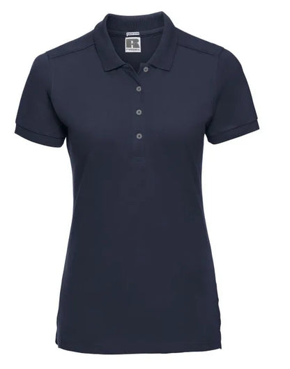Russell Collection Russell Ladies Fitted Stretch Polo 566F - - Customisable Polos