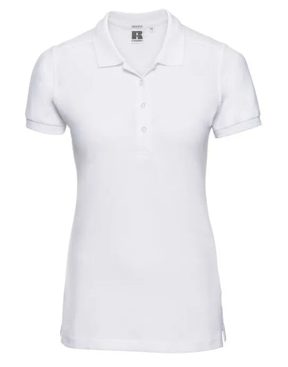 Russell Collection Russell Ladies Fitted Stretch Polo 566F - - Customisable Polos