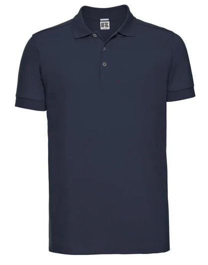 Russell Collection Russell Mens Fitted Stretch Polo 566M - - Customisable Polos