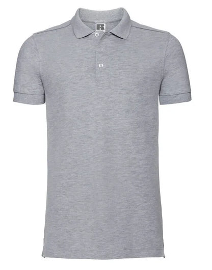 Russell Collection Russell Mens Fitted Stretch Polo 566M - - Customisable Polos